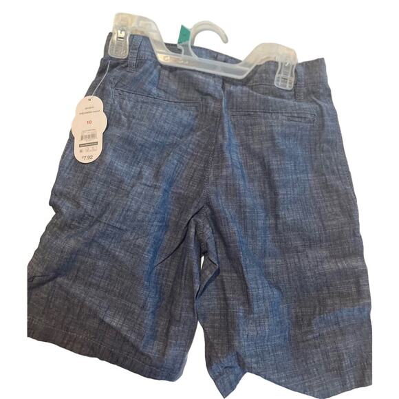NWT  Wonder Nation Little Girl Denim Blue Shorts Size 10 - Picture 3 of 6